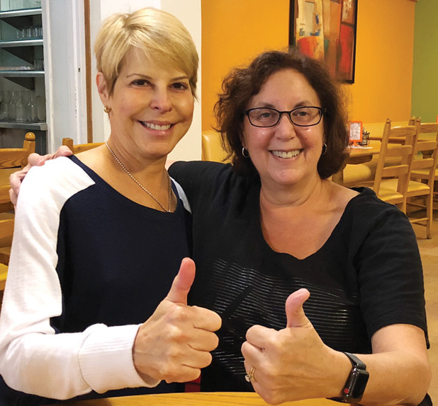After a one-week delay, it’s a go for the kidney transplant surgery originally scheduled for last week in which Martha Gershun (right) will be donating a healthy kidney to Debra Porter Gill. It is now scheduled for Friday, Sept. 28. Gershun learned of Gill’s need for a new kidney by reading an article in the Jewish Chronicle in late December.