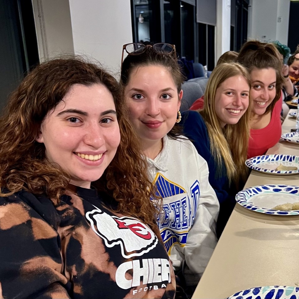 KU Hillel students in their Jewish Flavors class.