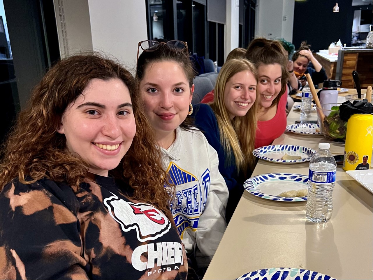 KU Hillel students in their Jewish Flavors class.